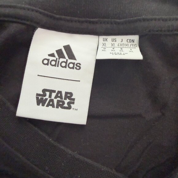 Adidas x Star Wars Black Graphic Tee – Size XL - Picture 3 of 10